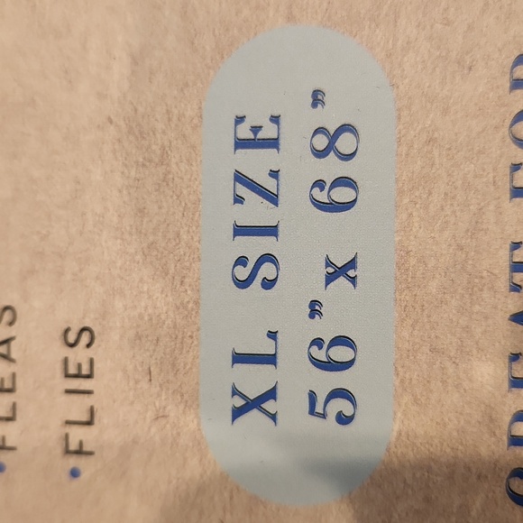 BERNINI Bug Shield Blanket, insect & repellent 56x68" NEW - Picture 5 of 14